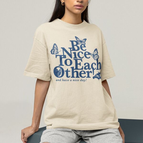 Be Nice To Each Other Graphic Tee Thumbnail