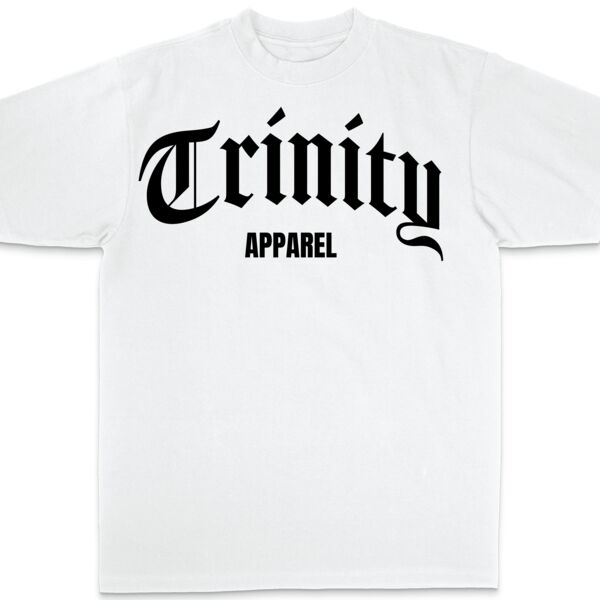 Trinity Apparel T-Shirt- White/Black Thumbnail