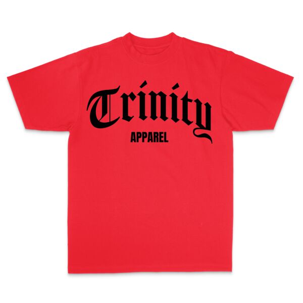 Trinity Apparel T-Shirt- Red/Black Thumbnail