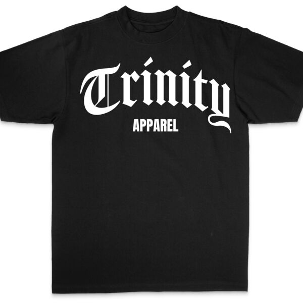 Trinity Apparel T-Shirt- Black/White Thumbnail