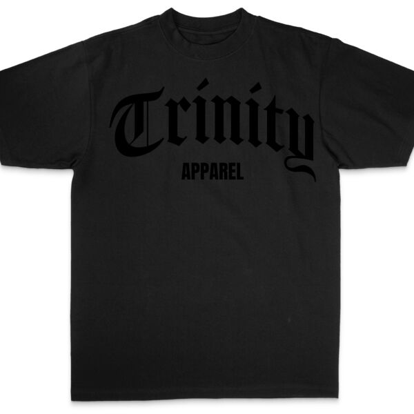 Trinity Apparel T-Shirt- Black/Black Thumbnail