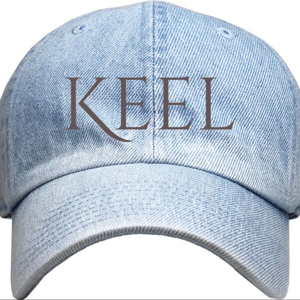 Keel Embroidered Jean Dad Hat Thumbnail